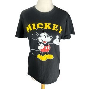 Vintage 90’s Classic Mickey Mouse Black Tee Sz M